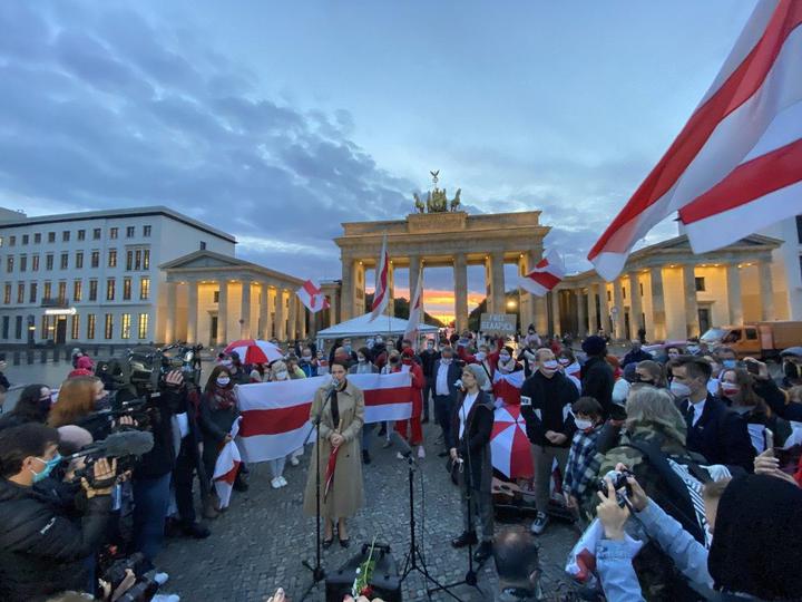 Tsikhanouskaya in Berlin